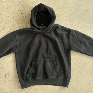 Abercrombie distressed black/gray hoodie